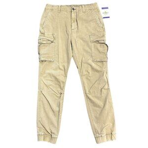 Old Navy Jogger Cargo Pants Mens 30 Khaki Normcore Utility Outdoorsy Athleisure